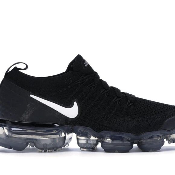NIKE VaporMax 2 Black White Womens 8 US 942843-001 39 EUR RARE MODEL - Picture 2 of 8